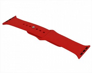 Ремешок Watch Series 38mm/40mm/41mm силиконовый light red, SM #52