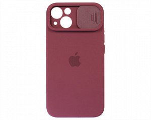 Чехол iPhone 13 Protect Cam, с яблоком, фиолетовый