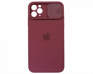 Чехол iPhone 11 Pro Max Protect Cam, с яблоком, фиолетовый