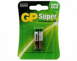 Батарейка 25A GP AAAA/E96/4061/LR8D425 2-BL, цена за 1 упаковку