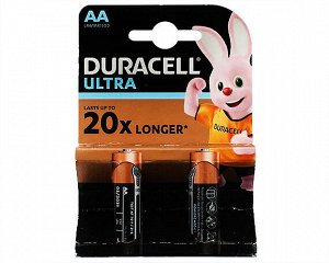 Батарейка AA Duracell LR06 2-BL Ultra Power, цена за 1 упаковку