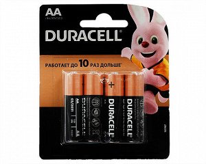 Батарейка AA Duracell LR06 4-BL цена за 1 упаковку