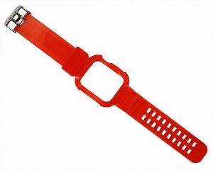 Ремешок Watch Series 42mm/44mm/45mm cheap TPU band красный