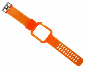 Ремешок Watch Series 42mm/44mm/45mm cheap TPU band оранжевый