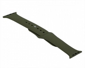 Ремешок Watch Series 42mm/44mm/45mm силиконовый khaki, SM #44