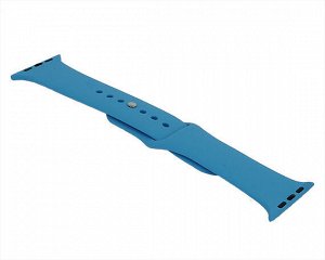 Ремешок Watch Series 42mm/44mm/45mm/49mm силиконовый surf blue, SM #46