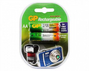 Аккумулятор AA GP HR06 2-BL 2700mAh, цена за 1 упаковку