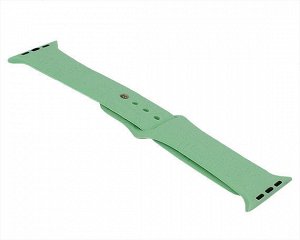 Ремешок Watch Series 42mm/44mm/45mm carvine silicone, зеленый #2