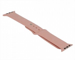 Ремешок Watch Series 42mm/44mm/45mm carvine silicone, светло-розовый #6
