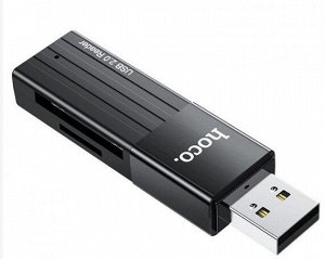 CardReader Hoco HB20 Mindful 2-in-1 USB2.0, черный recommended