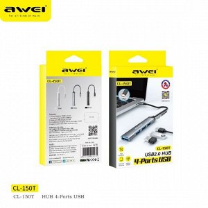 Type-C HUB Awei CL-150T (Type-C to USB2.0*4) recommended
