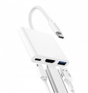 Type-C HUB Borofone DH4 (Type-C to USB3.0+HDMI+PD) recommended
