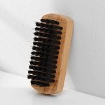 Щётка для одежды и обуви Доляна, 8,3x3,5x2,5 см, искусственная щетина
