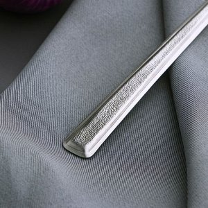 Вилка столовая Доляна «Пулкин», h=19,8 см, толщина 1,2 мм, цвет серебряный