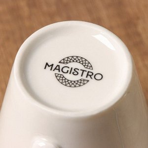 Чашка чайная Magistro «Лист», 220 мл, 12х9х10 см