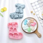Силиконовая форма для выпечки и заморозки &quot;Новогодняя&quot;