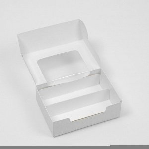 Коробка для эклеров с вкладышами «Сладкая жизнь» - (вкладыш - 2 шт), 15 х 10 х 5 см