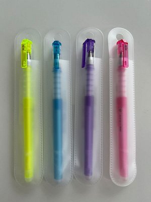 Ручка гелевая синяя пиши-стирай 0,5мм Карман