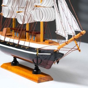 Сувенирная модель корабля «Пилад», борта тёмные, 33x31x5 см