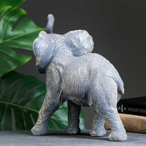 Фигура "Слон" серый, 28х29х15см