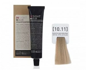 Крем-краска для волос 10.11 Интенсивно -пепельный супер светлый блондин (100 мл) INCOLOR NEW!