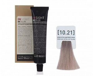 Крем-краска для волос 10.21 Перламутрово-пепельный супер светлый блондин (100 мл) INCOLOR NEW!