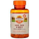 Sundown Naturals, Волосы, кожа и ногти, 120 капсуловидных таб