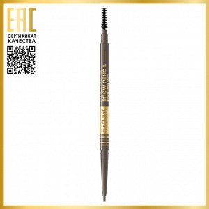 EVELINE BROW Pencil MICRO Precise водостойкий карандаш для бровей №01 Taupe