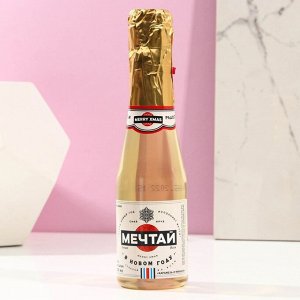 Подарочный набор женский «Мечтай»: гель для душа во флаконе шампанское 250 мл, крем для тела 200 мл