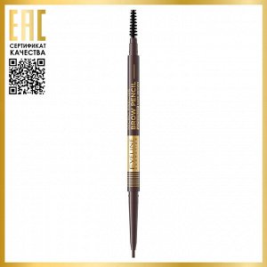 EVELINE BROW Pencil MICRO Precise водостойкий карандаш для бровей №03 Dark brown