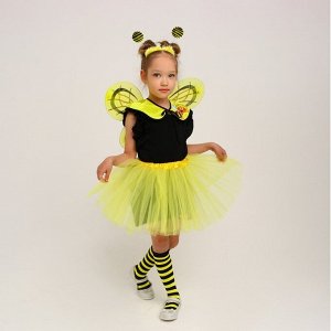 Карнавальный набор"Пчелка"ободок,пелерина,юбка сетка,крылья,гольфы,рост98-128