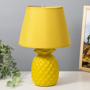 Настольная лампа "Ананас" Е14 40Вт желтый 22х22х33 см