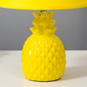 Настольная лампа "Ананас" Е14 40Вт желтый 20х20х32 см
