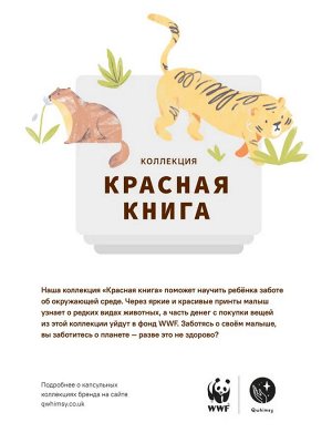 Набор муслиновых пеленок Красная книга (4 шт.)