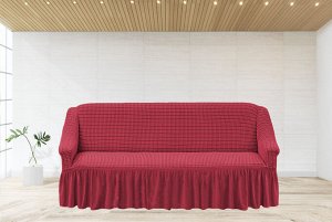 Чехол на диван Hellen цвет: бордовый (185 см)