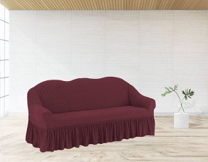 Чехол на диван Kayla цвет: бордовый (185 см)