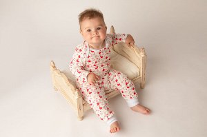Сердечки Пижама для малышей арт. ПЖ-КЕШ/сердечки