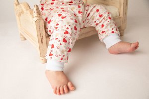 Сердечки Пижама для малышей арт. ПЖ-КЕШ/сердечки