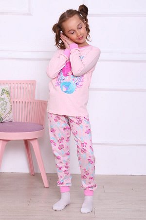 Детская пижама с брюками Русалка длинный рукав