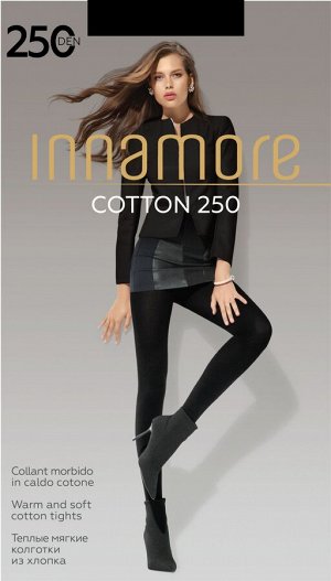 INNAMORE Cotton колготки х/б 250 den nero