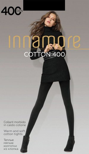 INNAMORE Cotton колготки х/б 400 den nero