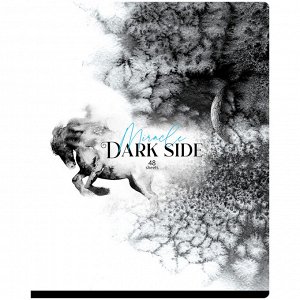 Тетрадь 48л., А5, клетка BG ""Dark miracle"", выб. лак