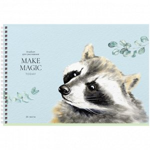 Альбом для рисования 24л., А4, на гребне BG ""Make magic""