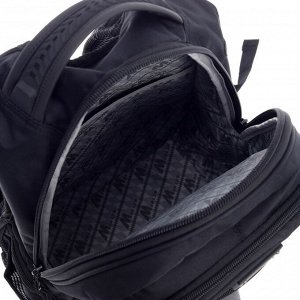Рюкзак молодёжный Across Merlin, 43 х 33 х 13 см, эргономичная спинка, чёрный