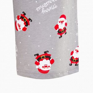 Пижама новогодняя женская (футболка и брюки) KAFTAN «Дед мороз», 40-42