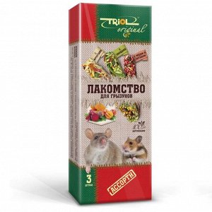 Лакомство "Triol" для грызунов, ассорти, 75 г