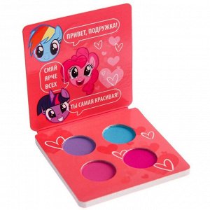 Hasbro Тени для век &quot;Волшебство рядом&quot; My Little Pony 4 цвета по 1,3 гр