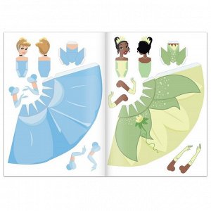 Аппликации «Бумажные принцессы», А4, 4 фигурки, Дисней