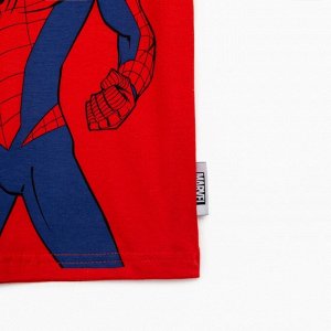 Футболка MARVEL "Spider man hero", рост 98-104 (30), красный