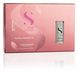 Масло увлажняющее для питания сухих волос SDL MOISTURE NUTRITIVE ESSENTIAL OIL, 6 ампул по 13 мл ALFAPARF